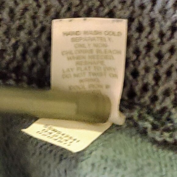 J Jill Long Cardigan Sweater Blue Women Size Large Tassel Tie Knt Wool B… - Picture 7 of 9